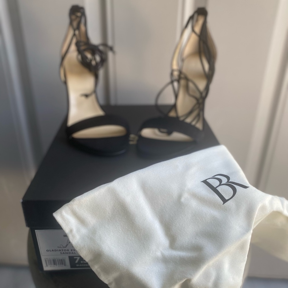 NIB Banana Republic Black Gladiator Evening Sandal - 7.5